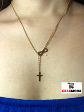 Forevermore Infinity Cross Necklace