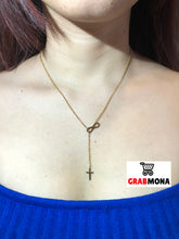 Forevermore Infinity Cross Necklace
