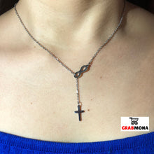Forevermore Infinity Cross Necklace