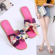 KOREAN RAINBOW FLAT SANDALS