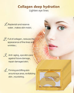24k Crystal Collagen Eye Mask ( BUY 1 TAKE 9)