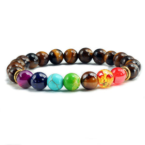 7 Charka Tiger's Eye Bracelet (Limited Edition)