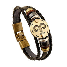 Vintage Zodiac Leather Bracelet (Limited Edition)