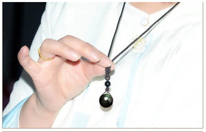 Black Rainbow Obsidian Necklace