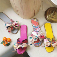KOREAN RAINBOW FLAT SANDALS