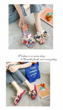 KOREAN RAINBOW FLAT SANDALS