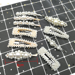 Pearl Hairpin Clip (Assorted 10 pcs)