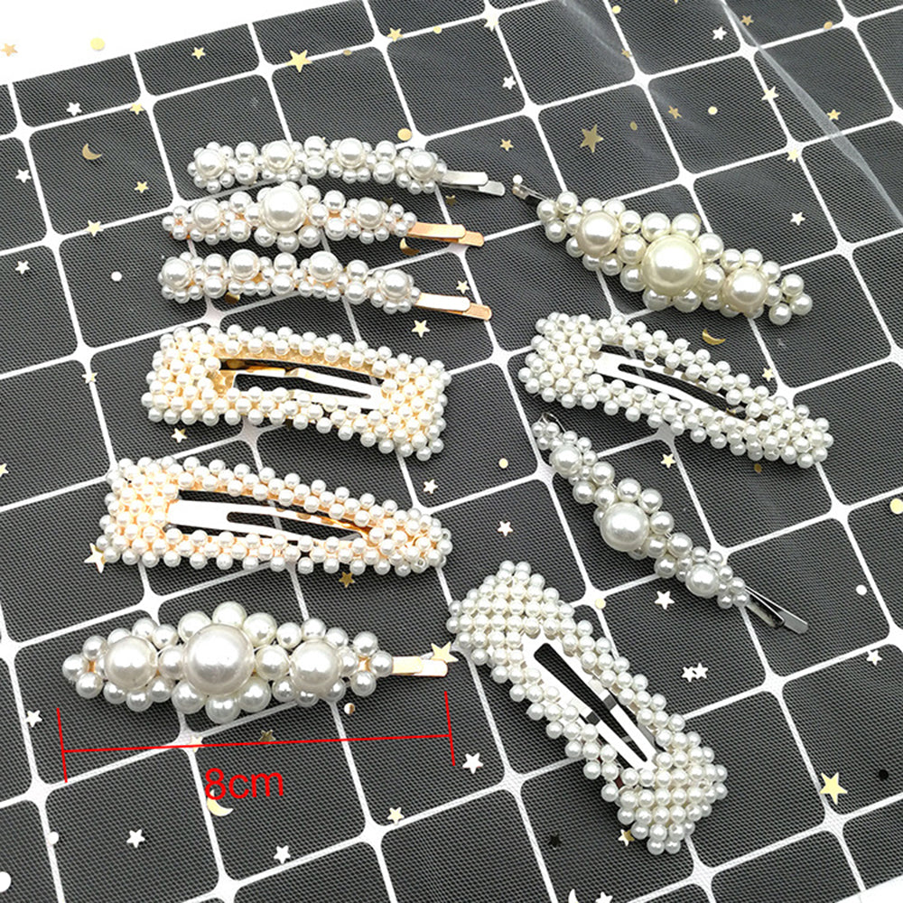 Pearl Hairpin Clip (Assorted 10 pcs)