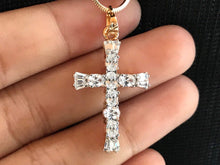 Hearts On Fire Cross Necklace