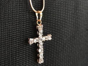 Hearts On Fire Cross Necklace