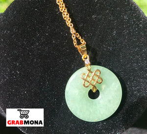 Jade Mystic Knot Necklace