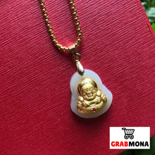 Laughing Buddha Jade Necklace