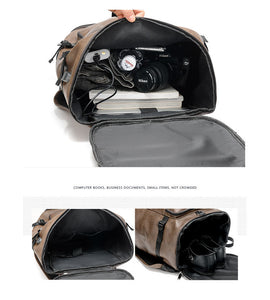 Modern Leather Backpack