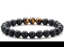Premium Black Onyx Bracelet with Tiger Eye