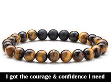 Premium Tiger Eye Bracelet with Black Onyx