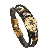 Vintage Zodiac Leather Bracelet (Limited Edition)