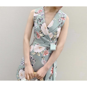 Nicole Floral Rompers Dress