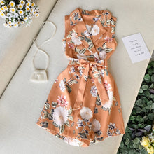 Nicole Floral Rompers Dress