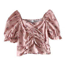 CINDY FLORAL CROP TOP (BUY 1 GET 1)