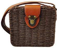 Straw Rattan Sling Bag