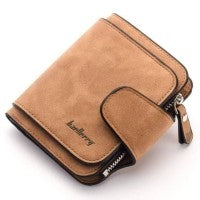 Matte Short Leather Wallets