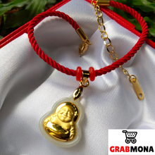 Laughing Buddha Jade Bracelet
