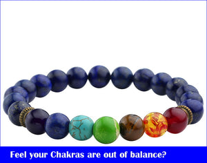 7 Chakra Lapiz Lazuli Bracelet (Limited Edition)