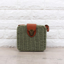 Straw Rattan Sling Bag