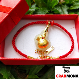 Jade Money Bag Bracelet