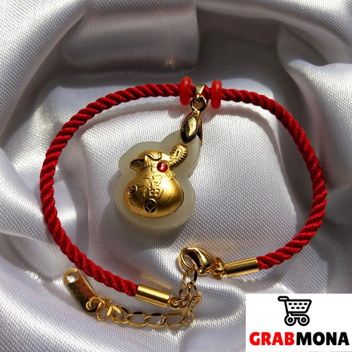 Jade Money Bag Bracelet