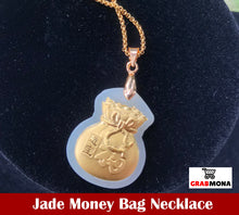 Jade Money Bag Necklace