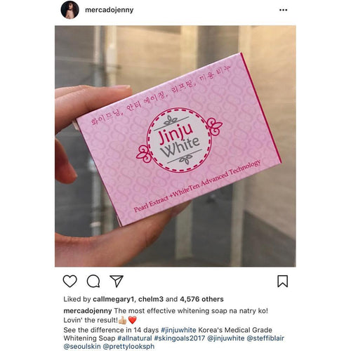 JINJU WHITE SOAP (face & body)