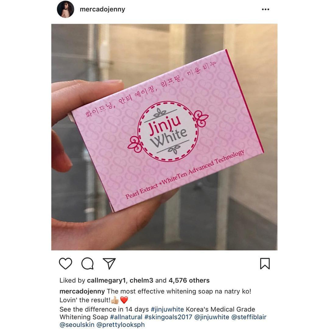JINJU WHITE SOAP (face & body)