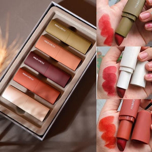 MONA'S 5 IN 1 MATTE LIPSTICK & LIP TINT (BUY1 TAKE 1)