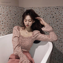 CHIFFON FLORAL CROP TOP (BUY 1 GET 1)