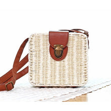 Straw Rattan Sling Bag